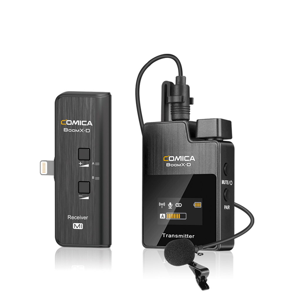 Wireless Mic For Smartphone Video Recording - Comica BoomX D MI1/2 Microfono wireless