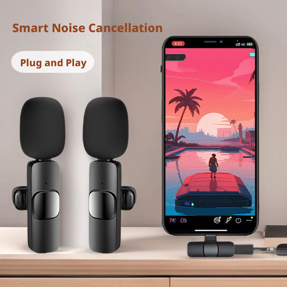 Wireless Mic For Smartphone Video Recording - Microfono Lavalier Wireless per Smartphone, Mini