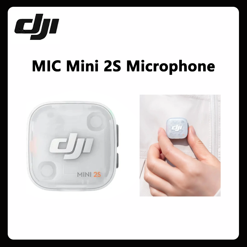 Magnetic Lavalier Microphone Clip On - Microfono Wireless Originale DJI Mic Mini