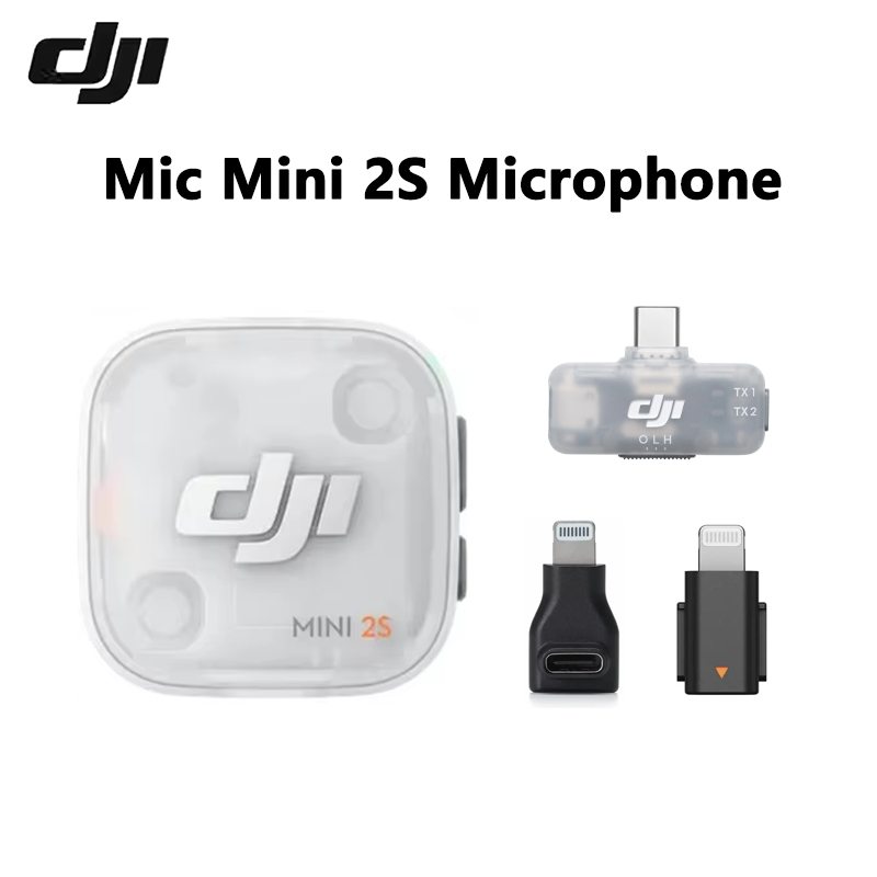 Magnetic Lavalier Microphone Clip On - Microfono wireless DJI Mic Mini 2S,